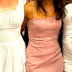 Blush Pink Windsor dress.